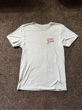 Dark Seas Youth Large Cream Short-Sleeve Tee with “Saddle Up Buckaroo” Graphic